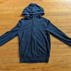 Banana Republic // Men's Zip-Up Hoodie // Blue // M